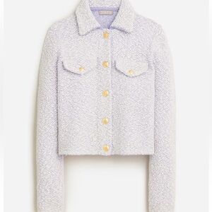 J.CREW COLLARED LADY JACKET IN WOOL BOUCLÉ NWT